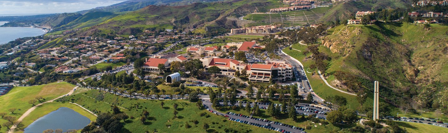 Pepperdine University campus in Malibu, CA
