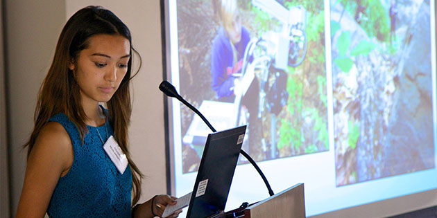 Nicole Nakamatsu presents research at National Park Service Symposium - Pepperdine University