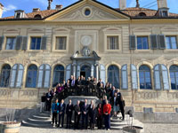 group at the Chateau d'Hauteville