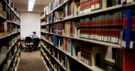 Inside of a library - Pepperdine University