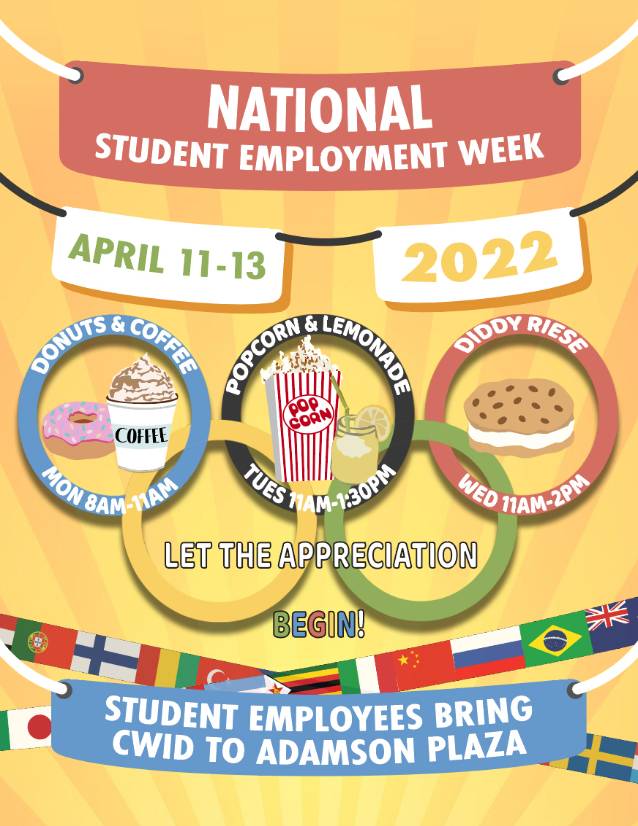 National Student Employment Week Poster 2022