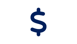 dollar sign icon graphic