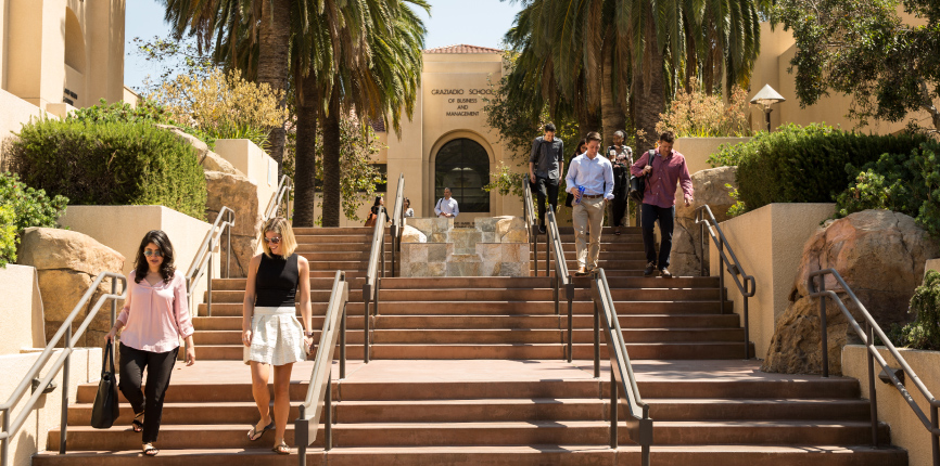 Pepperdine Graziadio Business School students at Malibu Campus