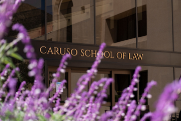 Caruso School of Law building exterior