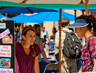 Pepperdine student clubs with information booths - Pepperdine University