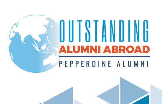 Pepperdine Outstanding Alumni Abroad logo