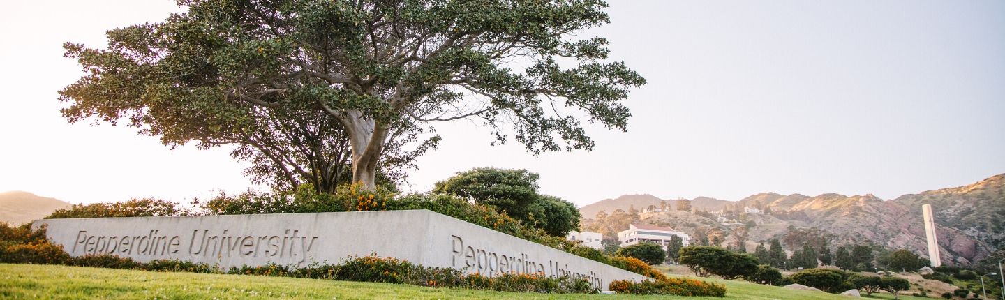 Pepperdine sign