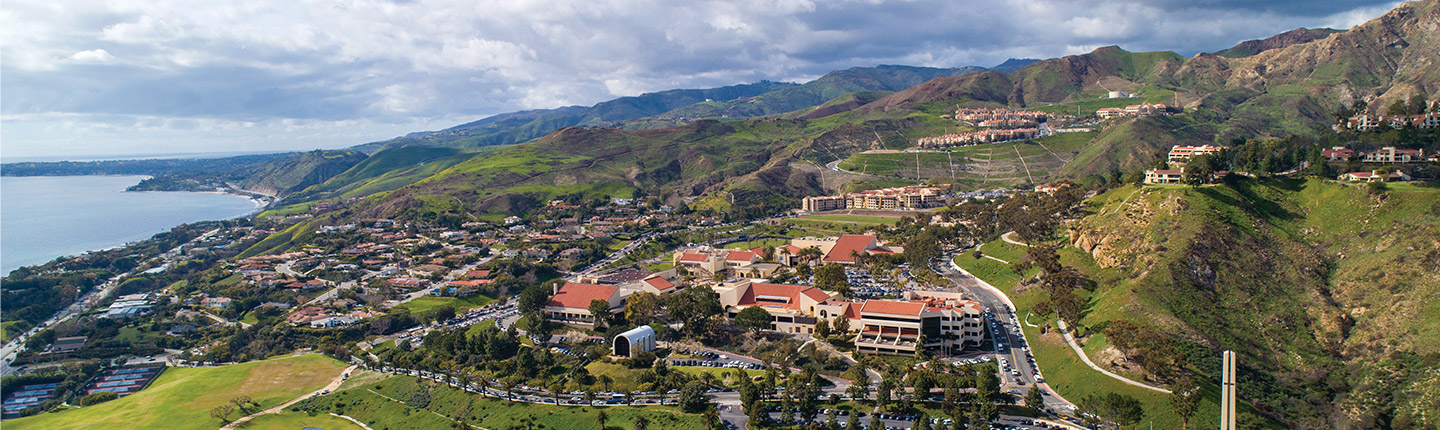 Pepperdine vista of Malibu campus