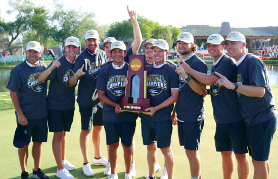 Waves men's champion golf team