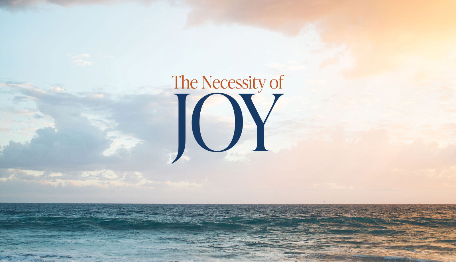 The Necessity of Joy theme graphic