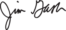 Jim Gash signature