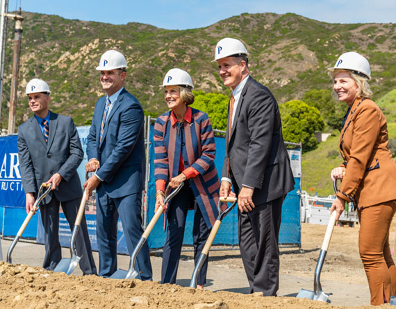 The official groundbreaking of the Mountain at Mullin Park