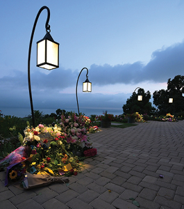 Four Lights Memorial on the Malibu campus