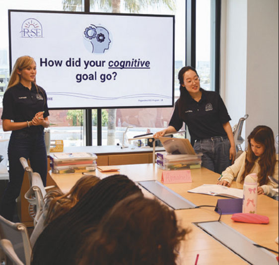 The RISE Institute staff shared their resilience-skills program with students