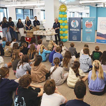 Teachers and Students gathered