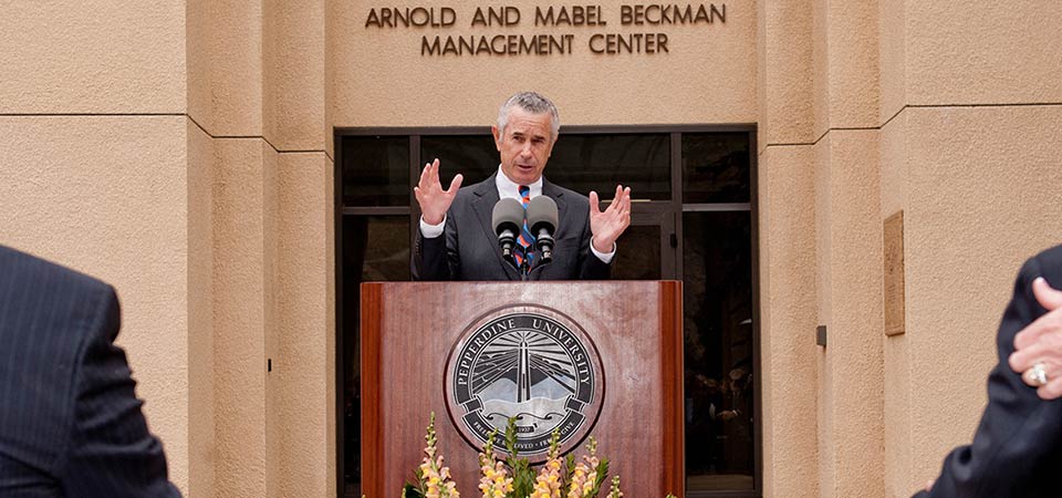 GSBM speech - Pepperdine University