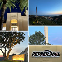 pepperdine campus collage