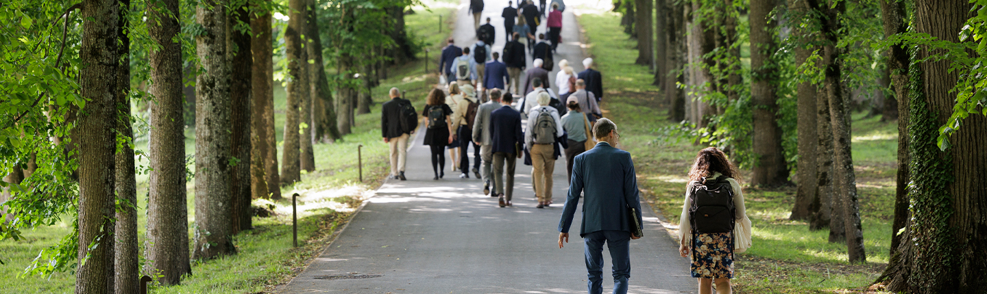 People walking