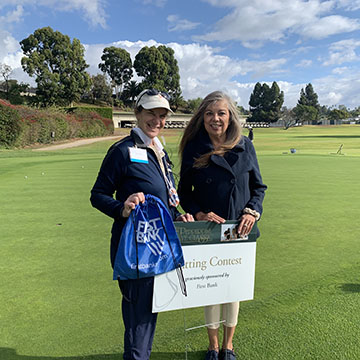 ladies on the golf course