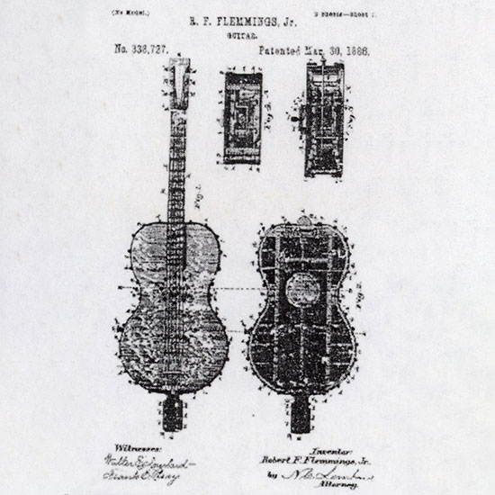 enphonica guitar patent rendering