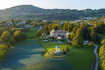 Chateau d'Hauteville ariel property view