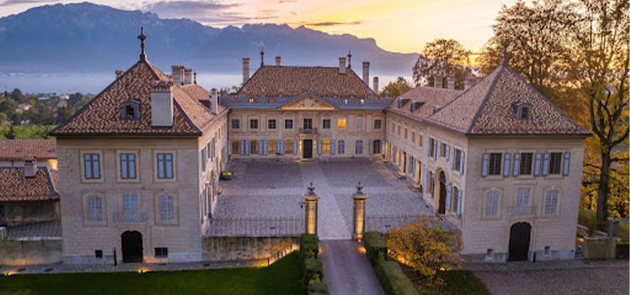 ariel view of the Chateau