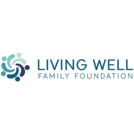 blue living well family foundation logo