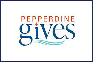 Pepperdine Gives text logo