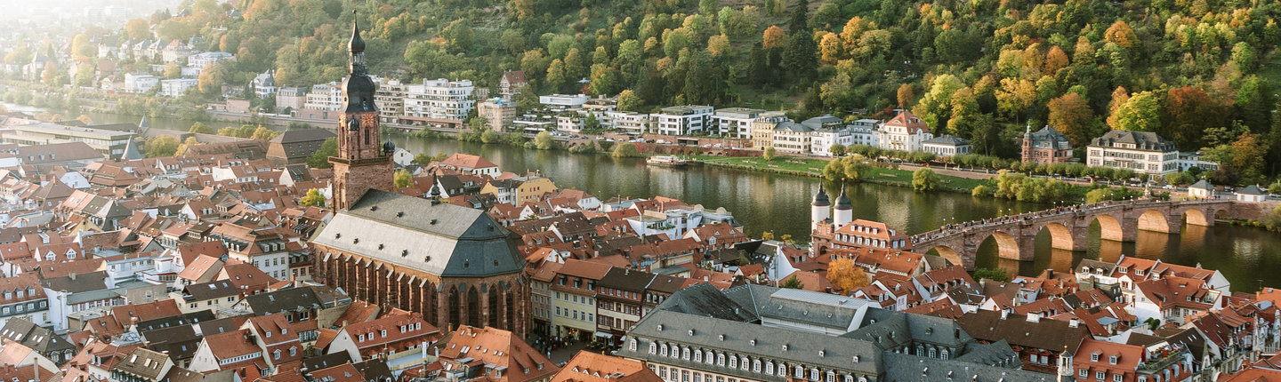 Heidelberg, Germany city vista