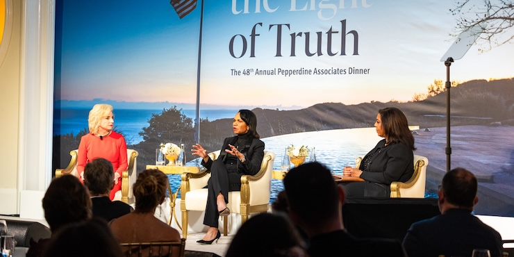 Former United States Secretary of State Condoleezza Rice Discusses Democracy and Leadership at 48th Annual Pepperdine Associates Dinner