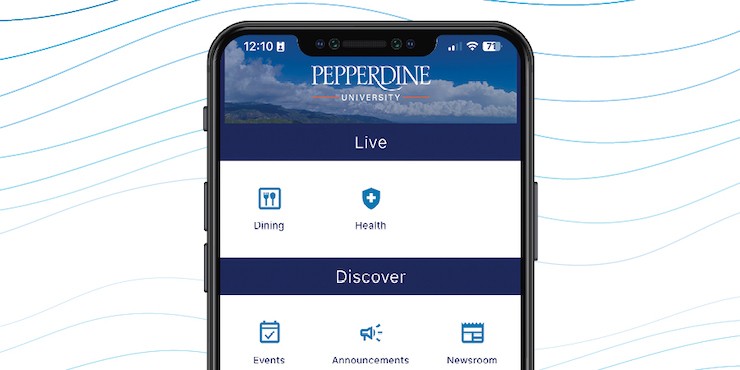 Pepperdine mobile app icon