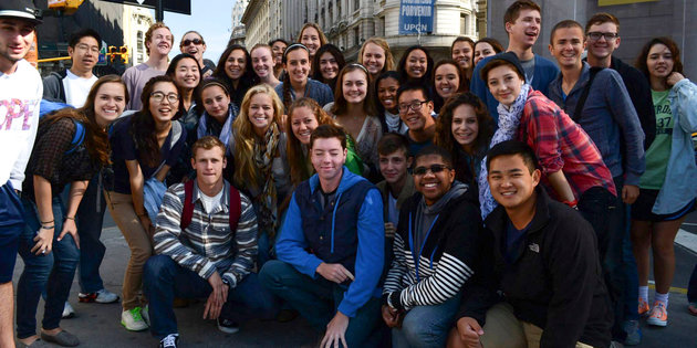 Student participants of the Pepperdine International Club (PIC) - Pepperdine University