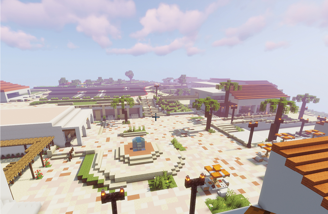 campus quad (Minecraft)