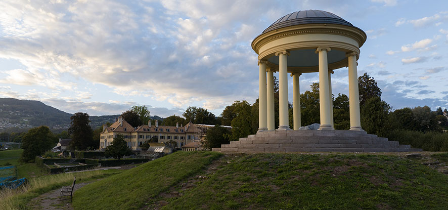 Cornell Pavillion at Chateau d'Hauteville in Switzerland