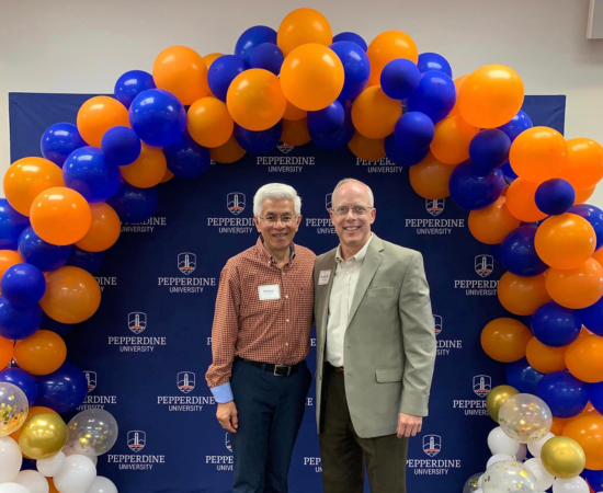 Hung Le and alumni guest 