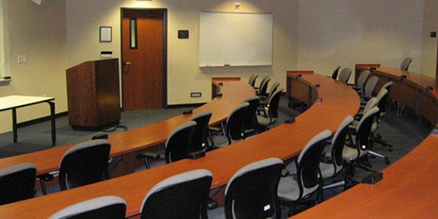 Licata Lecture Hall room L1, Graziadio School of Business and Management Drescher Graduate Campus