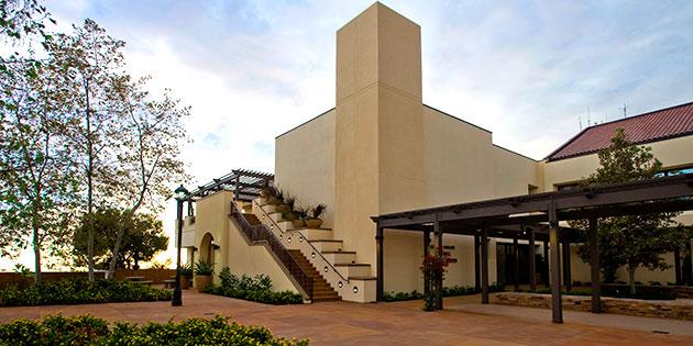 A building on the Malibu campus of Pepperdine University