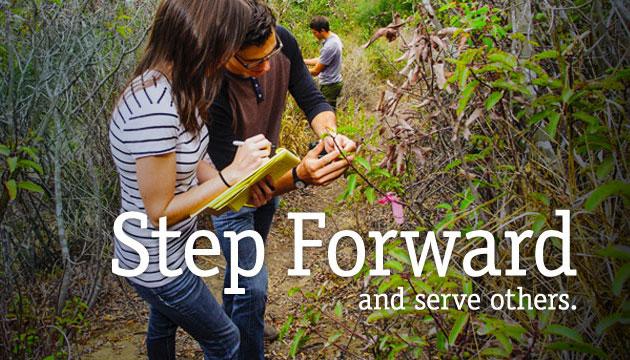 Step Forward and serve others.