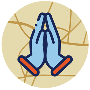 Prayer Hands Icon - Pepperdine Magazine