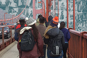 Pepperdine students in San Francisco