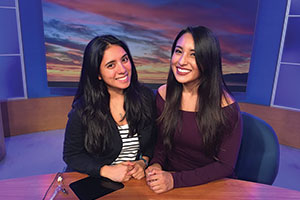 Karina Corona (left) and Alexis Padilla (right)