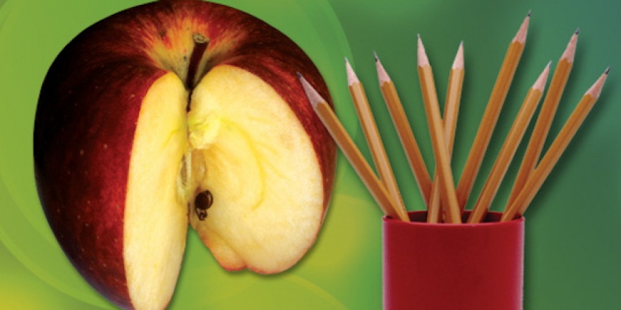 Apple and pencils - Pepperdine Magazine