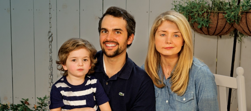 Jay and Katherine Wolf and their son - Pepperdine Magazine