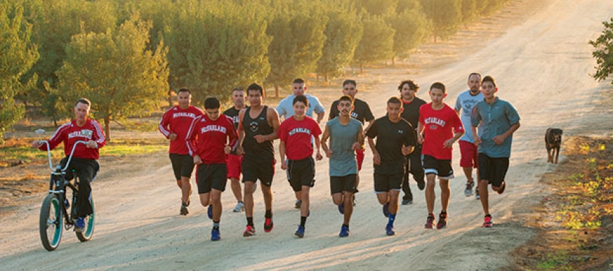 Students running - Pepperdine Magazine