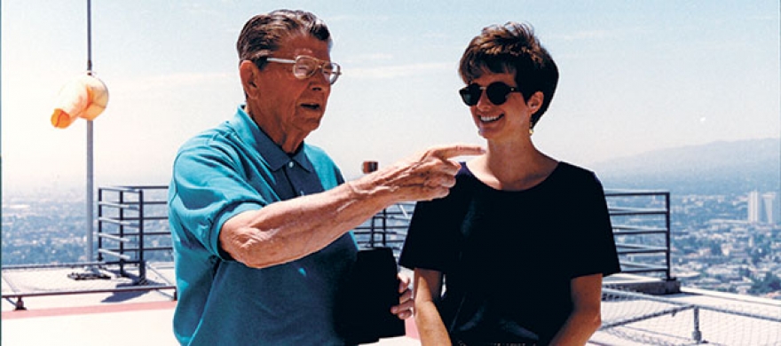 Ronald Reagan and Peggy Grande - Pepperdine Magazine