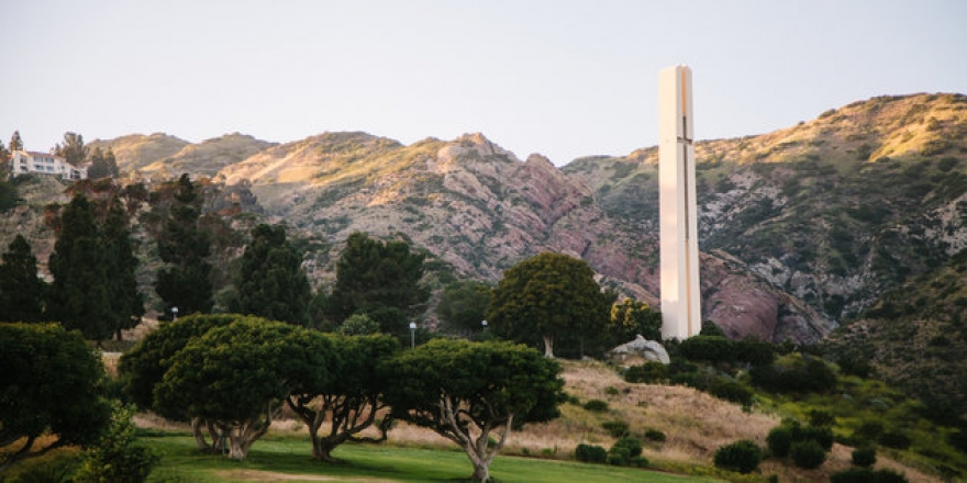 Phillips Theme Tower - Pepperdine Magazine