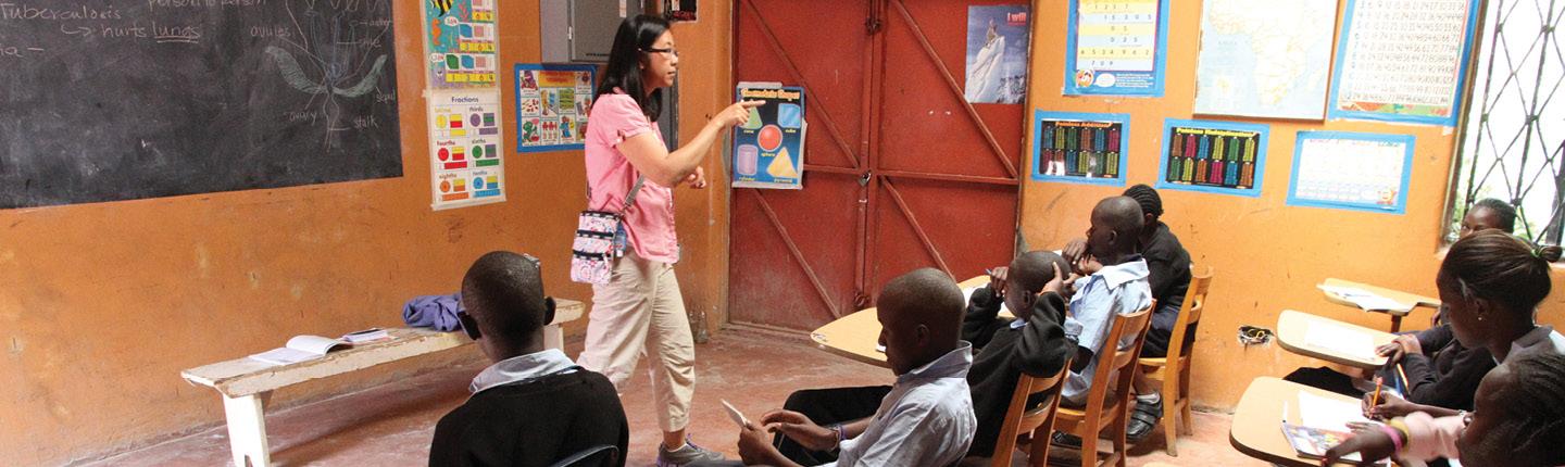 Students in class - Pepperdine Magazine