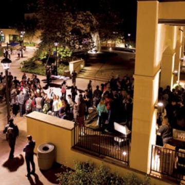 Malibu campus at night - Pepperdine University