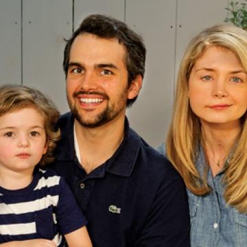 Jay and Katherine Wolf and their son - Pepperdine Magazine