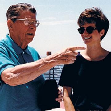 Ronald Reagan and Peggy Grande - Pepperdine Magazine